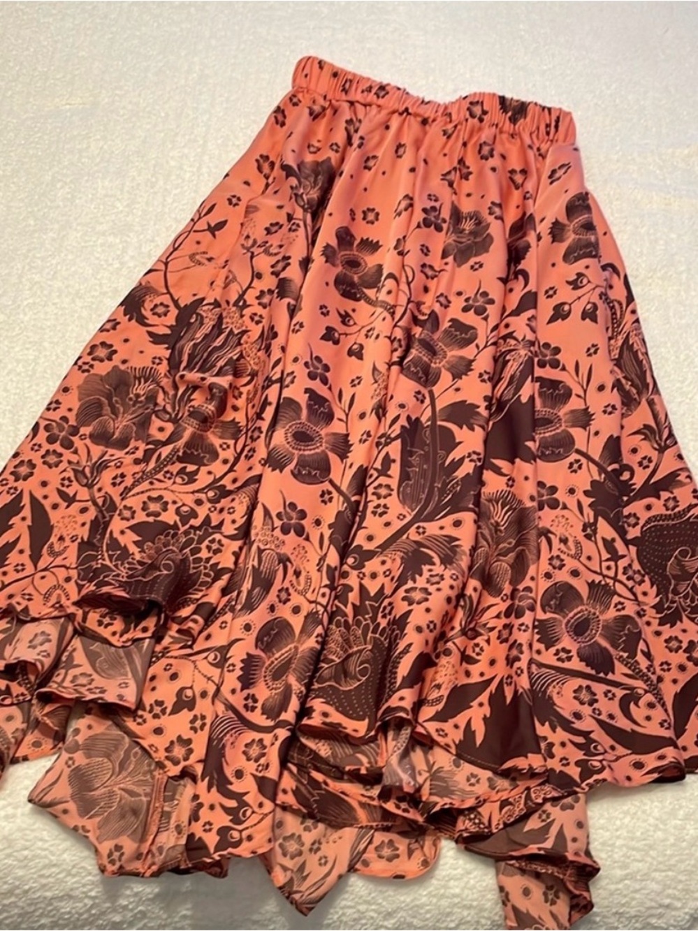 Anthro Floral Print Skirt